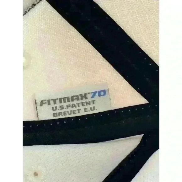 Reebok Edmonton Oilers NHL Hat White S/M Fitted Cap Center Ice Collection - Picture 6 of 6